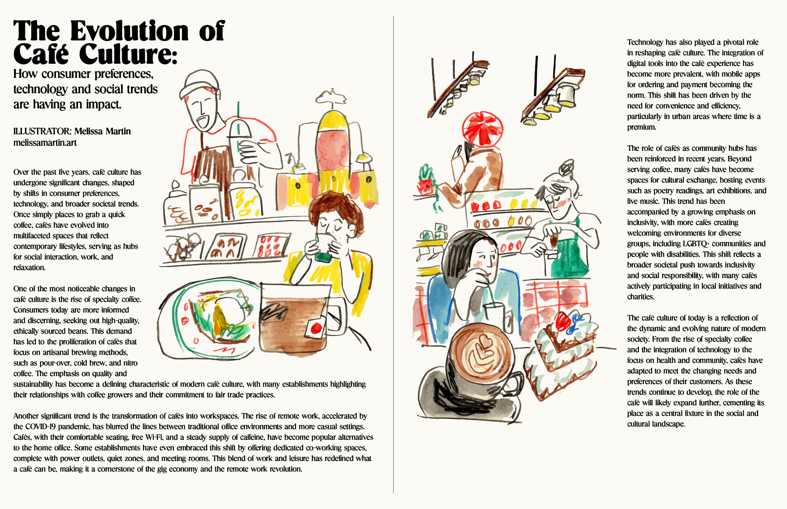 Website Design Spot Illustrations - Halfsquare Designs